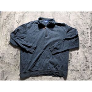 Jack Nicklaus Men's 1/4 Zip Long Sleeve Pullover Shirt Size XL Blue